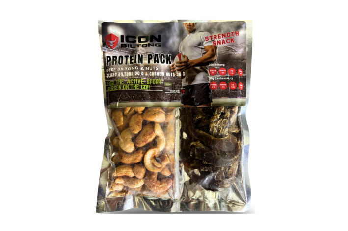 Biltong & Cashew Nuts Protein Pack 60g - 30 Packets